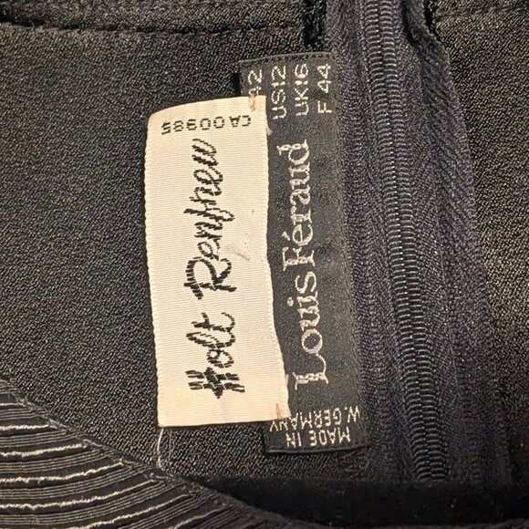 V. Louis Féraud Long Sleeve Sequin Shift Dress - Picture 7 of 9